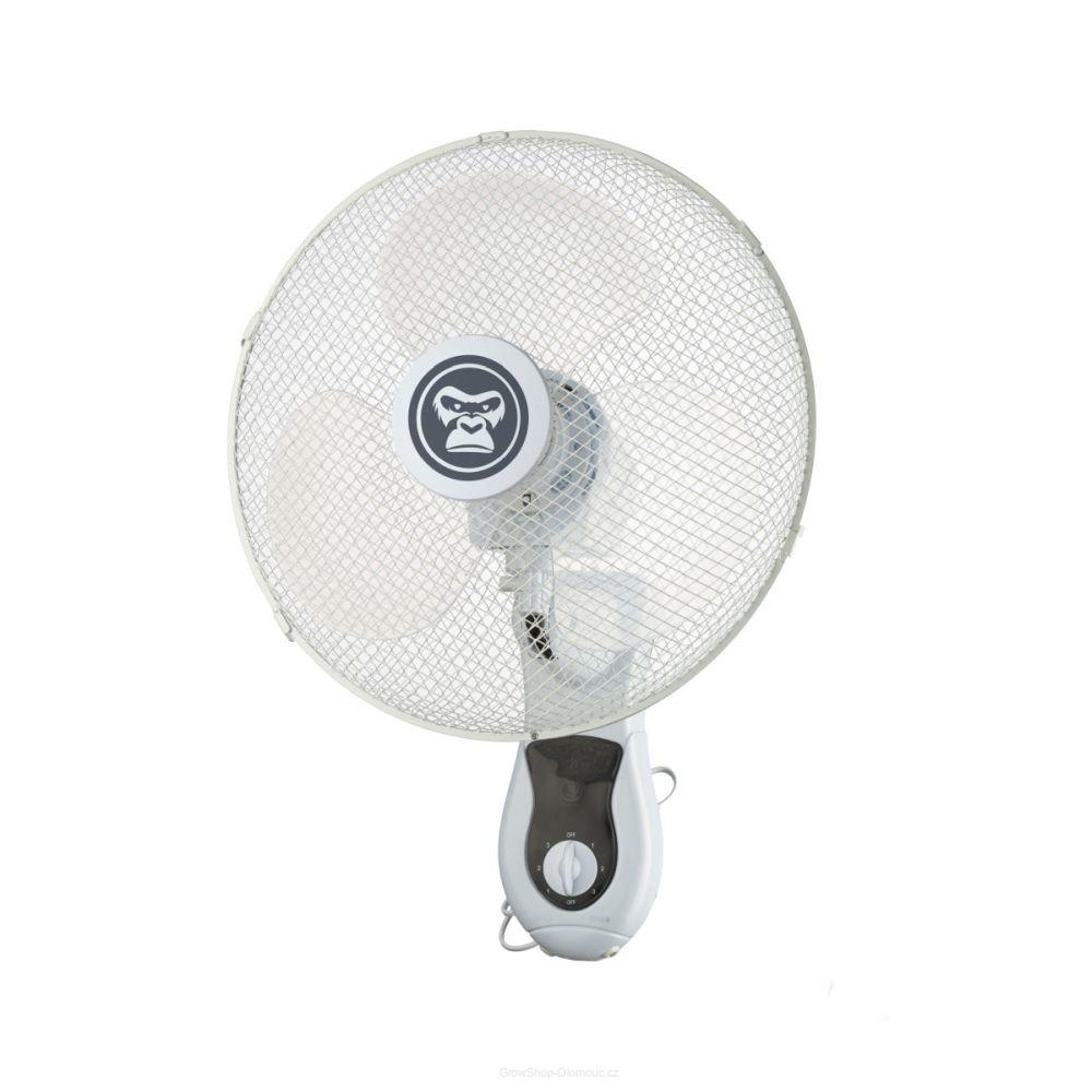 Gorilla Oscillating Wall Fan, třírychlostní nástěnný ventilátor 40 cm