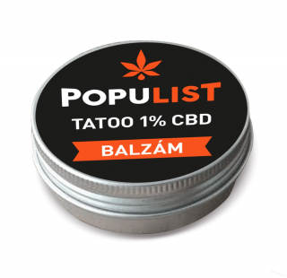 Populist TATOO balzám 1% CBD