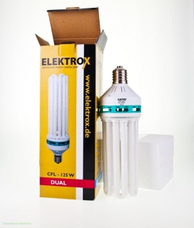 Úsporná lampa Elektrox 125W - dual - 2700 / 6500K - květ a růst